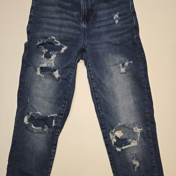 American Eagle Next Level Stretch Womens Jegging Distressed 00 Skinny Jeans 2285 - Picture 3 of 13